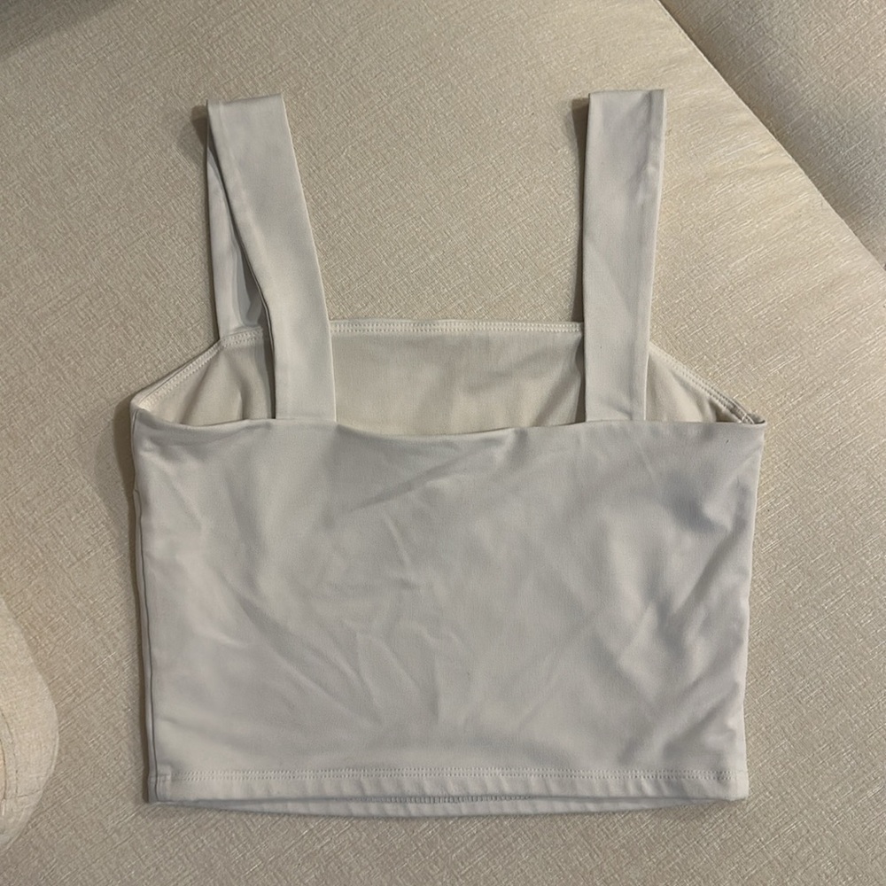 Elegant Cream Women's Top - Picture 2 of 3